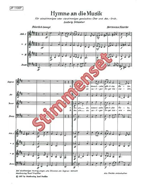 Hymne an die Musik